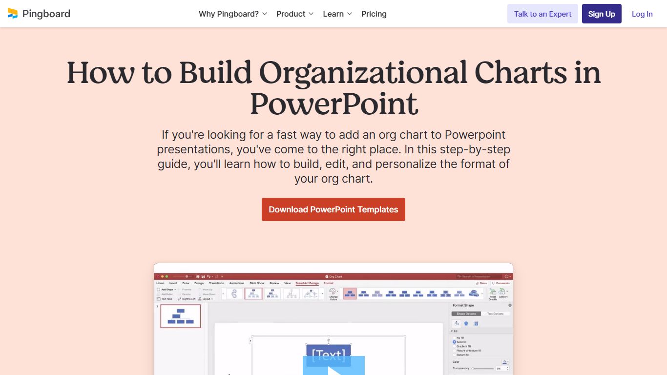 How to Build Org Charts in PowerPoint • Template + Video - Pingboard